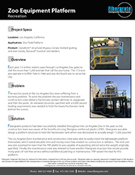 Plataforma del tanque del zoológico: soluciones de productos de FRP para recreación