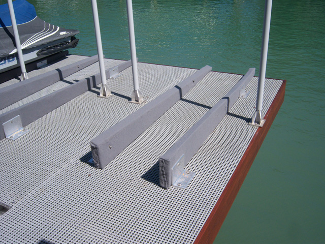 Muelle de Rejilla Moldeada MicroMesh de Plástico Reforzado con Fibra de Vidrio, F R P, P R F V, G R P