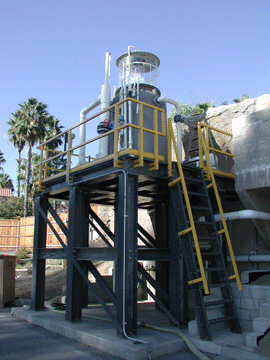 Plataforma de F R P para Tanque en Zoológico, Substituto de Acero, Plástico Reforzado con Fibra de Vidrio, P R F V, G R P