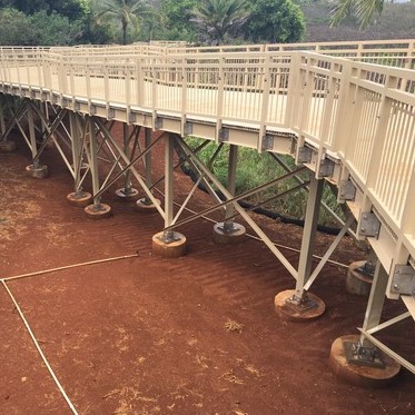 boardwalk, f r p, structural shapes, dynaform, guardrail, handrail, dynaplank